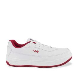 Campus Kids White & Red Lace Up Shoes-image-14