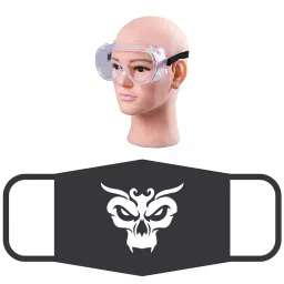 ORILEY GC-002306 Universal Unisex Goggle & Reusable Face Mask Black (Pack of 10)-image-73
