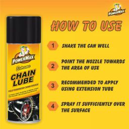 Powermax 150 ml Each Chain Cleaner, Chain Lube & Rust Off Kit, PM-18 (Pack of 3) image 3