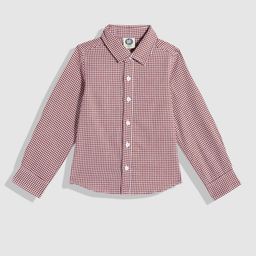 YK Boys Grid Tattersall Checked Casual Shirt-picture-1