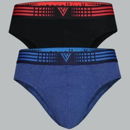 Van Heusen Innerwear Multi Cotton Regular Fit Briefs - Pack Of 2-picture-6
