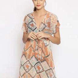 Oxolloxo Multicolor Polyester Printed Cover Up-image-42
