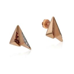 Malabar Gold & Diamonds 18k Rose Gold Stud Earrings for Women-image-98