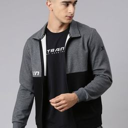 Xtep Men Colourblocked Lightweight Training or Gym Sporty Jacket-21