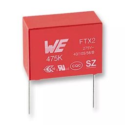 WURTH ELEKTRONIK Noise Suppression & Safety Capacitor, 0.047µf, 275Vac, 10%, Pp, 890324023015-image-91