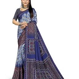 PARVOTSAV Ajrak Printed Saree-picture-56