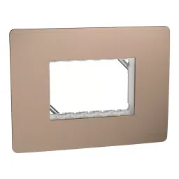 Schneider 3M Uni Grid & 3M Cover Frame Miluz ZeTa Bronze 3 Modules, MZCP3MU_BZ-picture-36