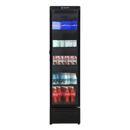 Trufrost Premium Visi Cooler Single Door 300 L Capacity R600a Refrigerant 170 W Black, VC 300 Slim Italia-picture-31