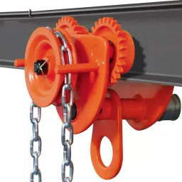 RB 3000 Kg (3 Ton) Lifting Capacity and 3 m Lifting Height Manual Geared Monorail Trolley, RB-121-image-47