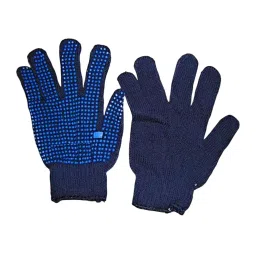 Robustt Cotton Hand Gloves Blue Color, RB-COTTON-DOTTED-GLOVE-BLUE-48 (Pack of 48 pcs)-image-23