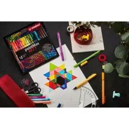 Stabilo POINTMAX ARTY Writing Felt-Tip Pen Set Multicolor for Artists, Students, Hobbyists, 488/42-1-20 (Set of 42) image 5