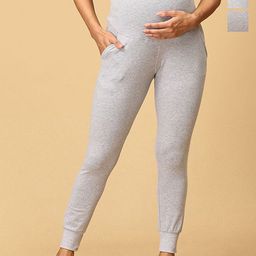 The Mom Store Women Pack Of 3 Maternity Regular Fit Track Pants-image-62