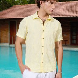 WROGN Men Comfort Slim Fit Casual Shirt-image-98