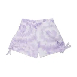 U.S. Polo Assn. Kids Purple Cotton Over Dyed Shorts-picture-18
