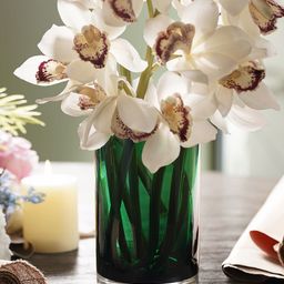 Pure Home and Living Green Cylindrical Straight Glass Vase-image-94