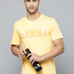 Alcis Men Typography Printed Anti Static Sports T-shirt-image-48