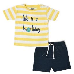 Boys Holiday T-Shirt & Shorts Set-image-5
