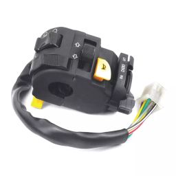 Uno Minda Handle Bar Switch - Left Side - With Wire, 1 Coupler, Kick Start for TVS Victor (SW-0657B)-5