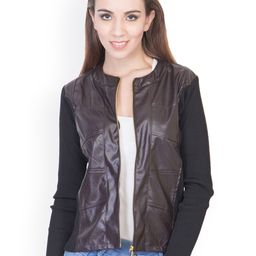 ANTS Brown & Black Tailored Jacket-image-5