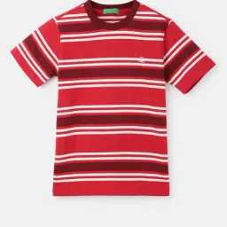 United Colors of Benetton Kids Multicolor Striped T-Shirt-image-49