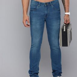 R.Code by The Roadster Life Co. Men Micheal Slim Fit Light Fade Stretchable Jeans-image-22