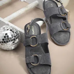 STEPT6 Women Open Toe Flats with Buckles-picture-5