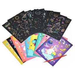 HAPPY HUES DIY Unicorn Magic Scratch Art Multicolour-21