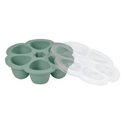 Beaba Silicone Baby Food Multiportion Storage Tray Sage Green - 6 x 150ml-4