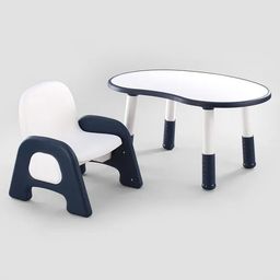 Table & Chair Set Free Size - Blue-27