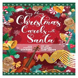 Sing Along Christmas Carols with Santa: With Stunning Stickers-35 Pages-10