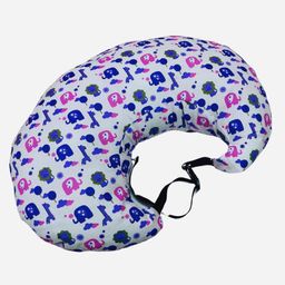 AEREX Breast Feeding Pillow | Maternity Feeding Pillow | Nursing Pillow for Mother and New Born Baby | Adjustable Feeding Pillow | Breastfeeding Infant Set of Support for Baby and Mom (Purple)-image-2