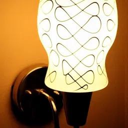SWIATLO Silver-Toned Metal Wall Lamps-picture-47