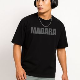 Be Crazy Graphic Printed Round Neck Cotton Oversized T shirt-image-89