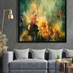 999Store Printed Multicolor Canvas Wall Art-29