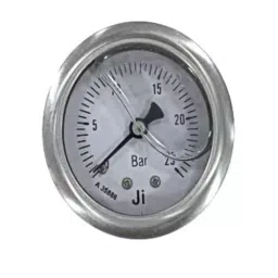 Japsin Instrumentation Industrial Pressure Gauge Analog Display 0 to 25 Bar Range 50 mm Dial Size for Industrial Use-5
