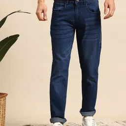 Mast & Harbour Men Slim Fit Zip Detail Jeans-picture-19