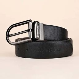 Louis Stitch Multicolored Spanish Leather Gunmetal Black Buckle Reversible Formal Belt-image-66
