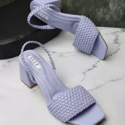 Elle Women's Purple Sling Back Sandals-image-48