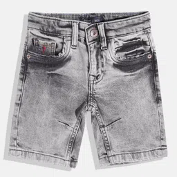 Indian Terrain Boys Washed Denim Shorts-image-33