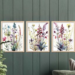 Floral Wall Art With Frame Home Decor Wall Painting For Living Room Office Bedroom-image-73