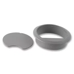 PRO POWER Desk Cable Tidy, 80 mm, Grey, 22008-29