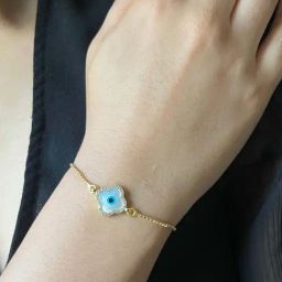 Johori Clover Evil Eye Gold-Plated for Women-30