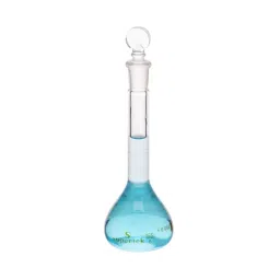 Supertek 10 ml QR Coded Volumetric Flask Class A Neck Size 10/19 ISI Mark with Interchangeable Glass and Super Stopper, Individual Works Certificate, 77.418.0010WQI (Pack of 2) image 2