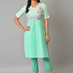 AURELIA Women Slim Fit Cotton Trousers-image-44
