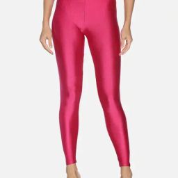 TWIN BIRDS Pink Ankle Length Leggings-image-15