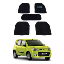 Auto Pearl DB7M67 PVC and Plastic Standard Mat for Fiat Uno 2005-2015 (Black)-image-51