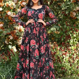 TOOCHKI Women Floral Printed Maxi Dress-picture-56