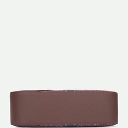 ZOUK Bhuj Rabari Printed Leather Bucket Handheld Bag image 5