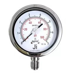 Japsin Instrumentation Industrial Pressure Gauge Analog Display 0 to 7 Kg/cm² Range 100 mm Dial Size for Industrial Use-39