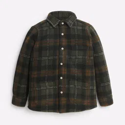 Somersault Boys Tartan Checks Opaque Checked Casual Shirt-image-54